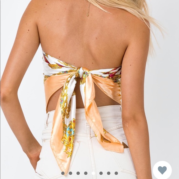 gemini satin scarf - Picture 3 of 4